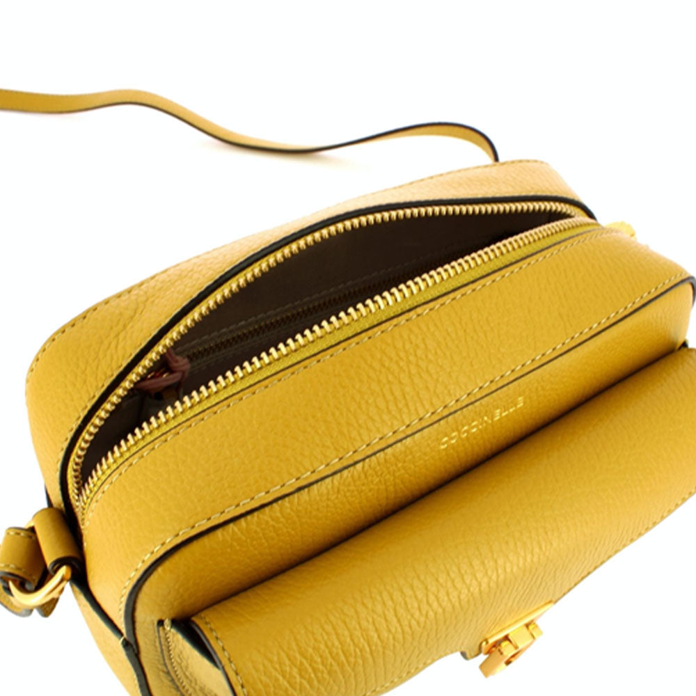 Borsa Donna a Tracolla COCCINELLE in Pelle Citronella linea Beat Soft Misura Media