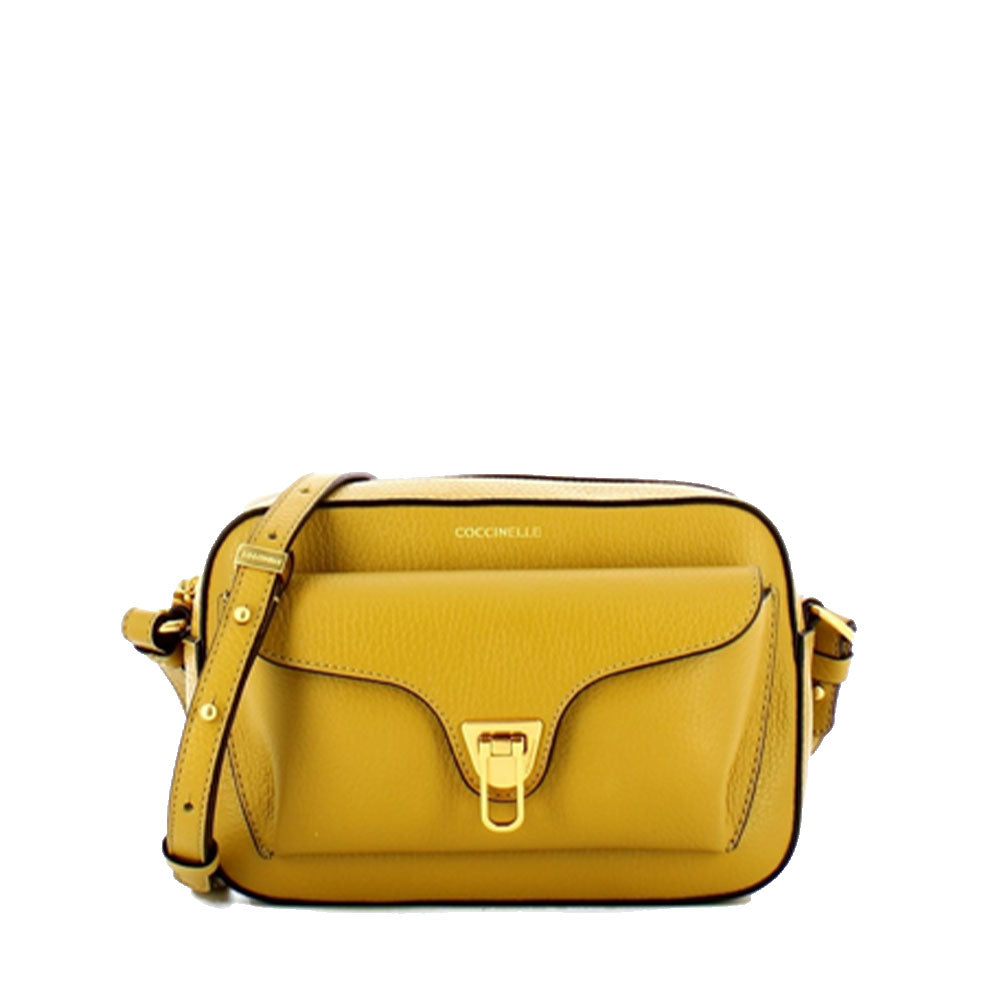 Borsa Donna a Tracolla COCCINELLE in Pelle Citronella linea Beat Soft Misura Media