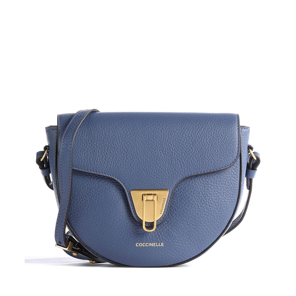 Borsa Donna a Tracolla COCCINELLE in Pelle linea Beat Soft Mini colore Mirtillo