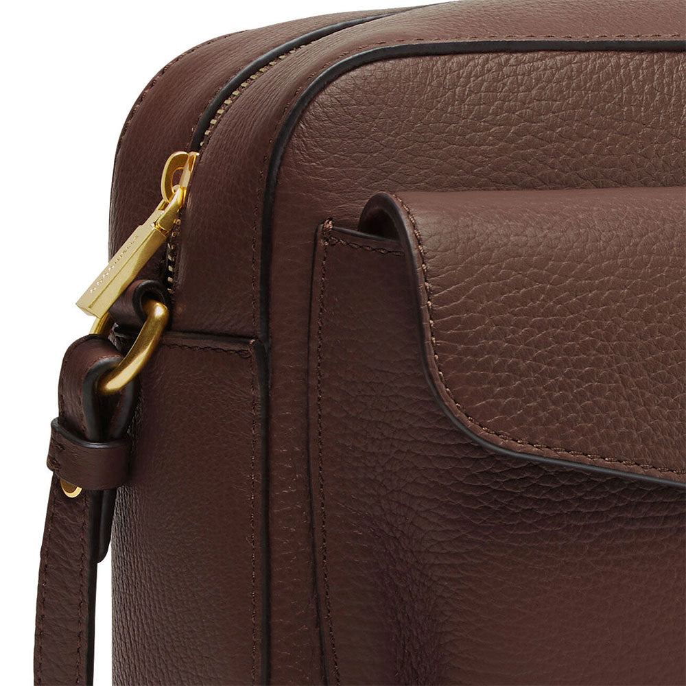 Borsa Donna a Tracolla Chiusa con Zip COCCINELLE in Pelle linea Beat Soft Medium colore Carruba