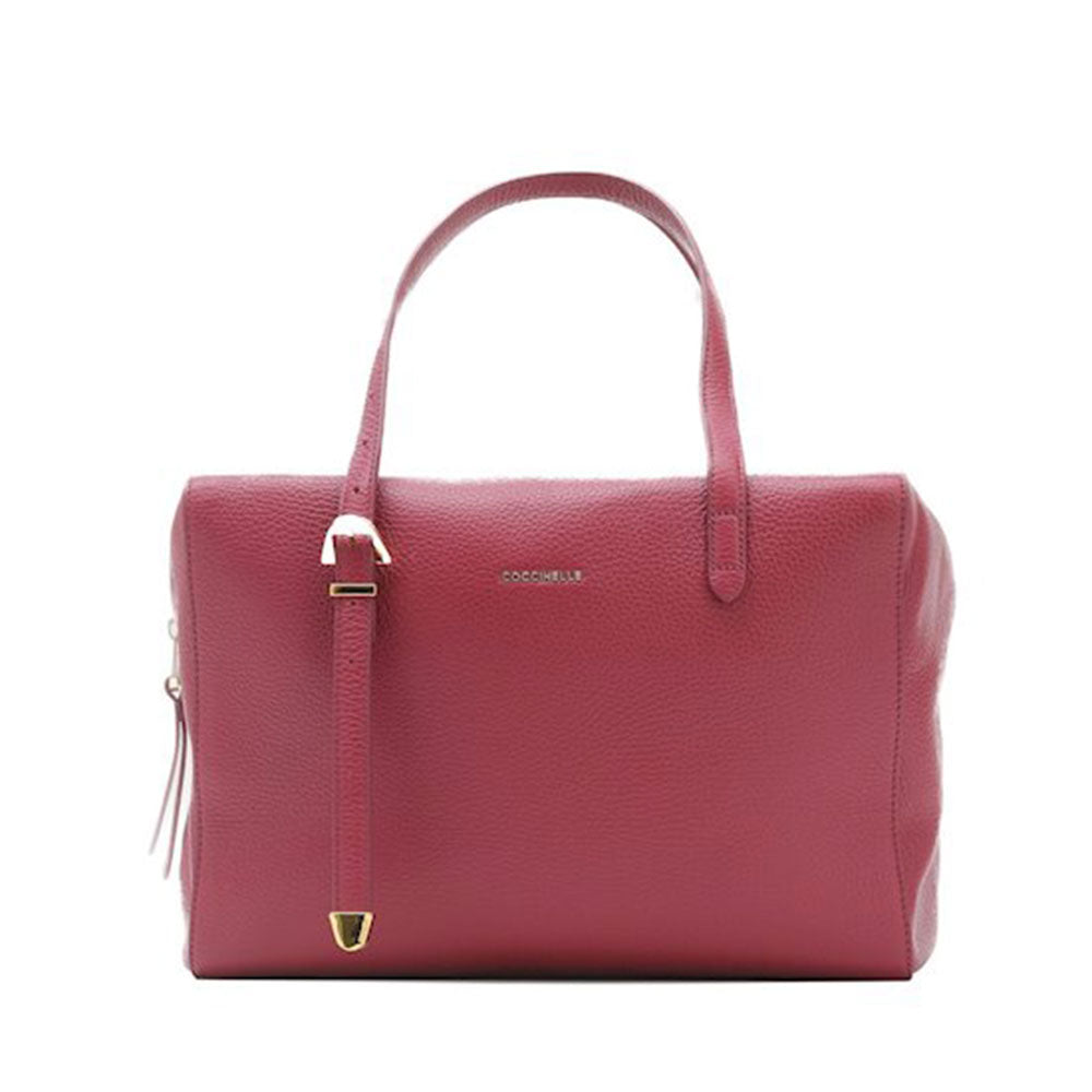 Borsa Donna Bauletto a Mano COCCINELLE in Pelle Garnet Red Linea