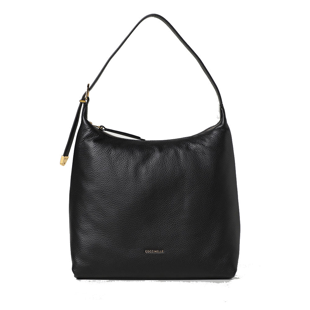 Dasein Borsa Hobo Donna Grande In Pelle Vegana Con Strass - Tracolla Regolabile E Manici - Beige - Elegante E Spaziosa