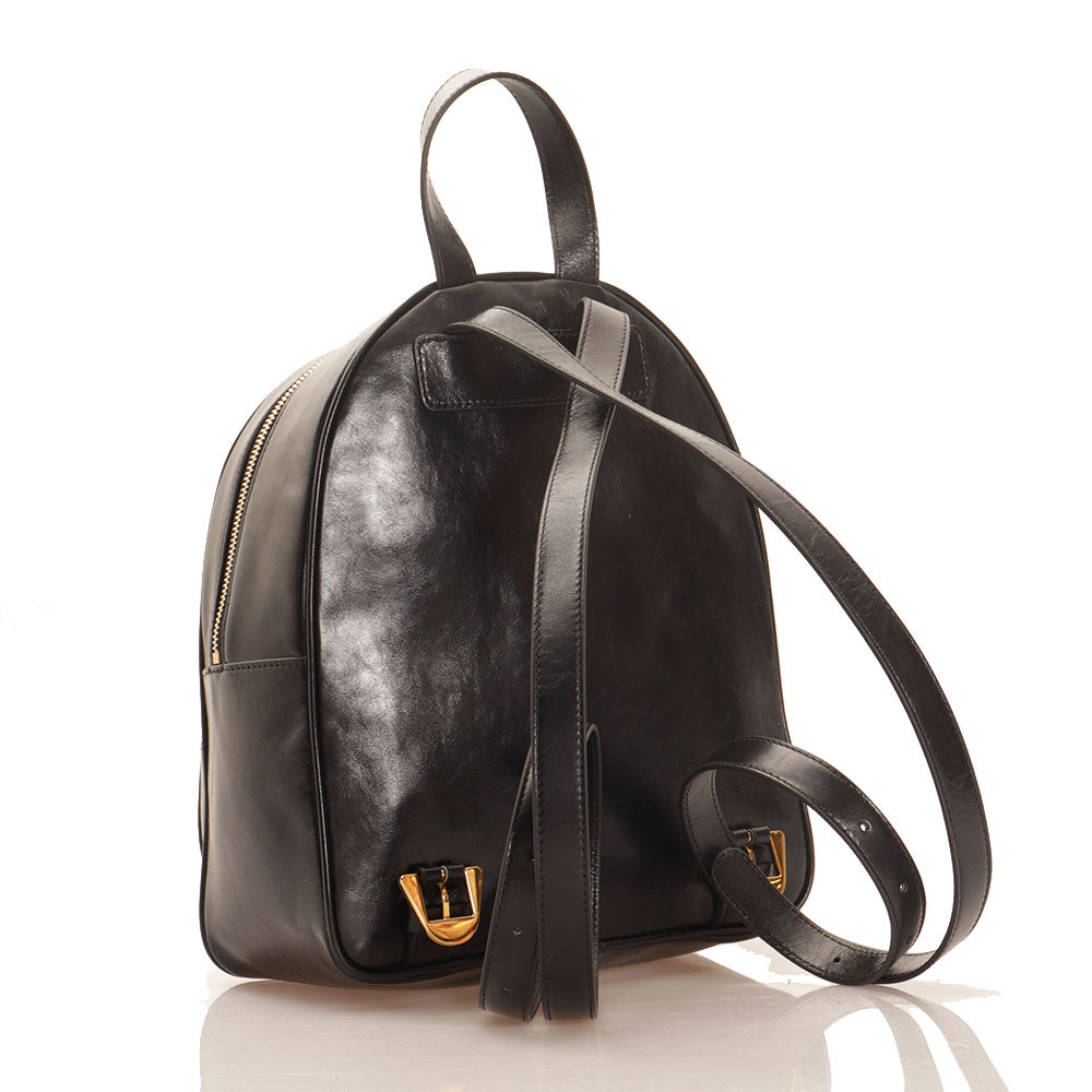 Zaino Donna COCCINELLE Linea Gleen Rock in Pelle Liscia Colore Nero