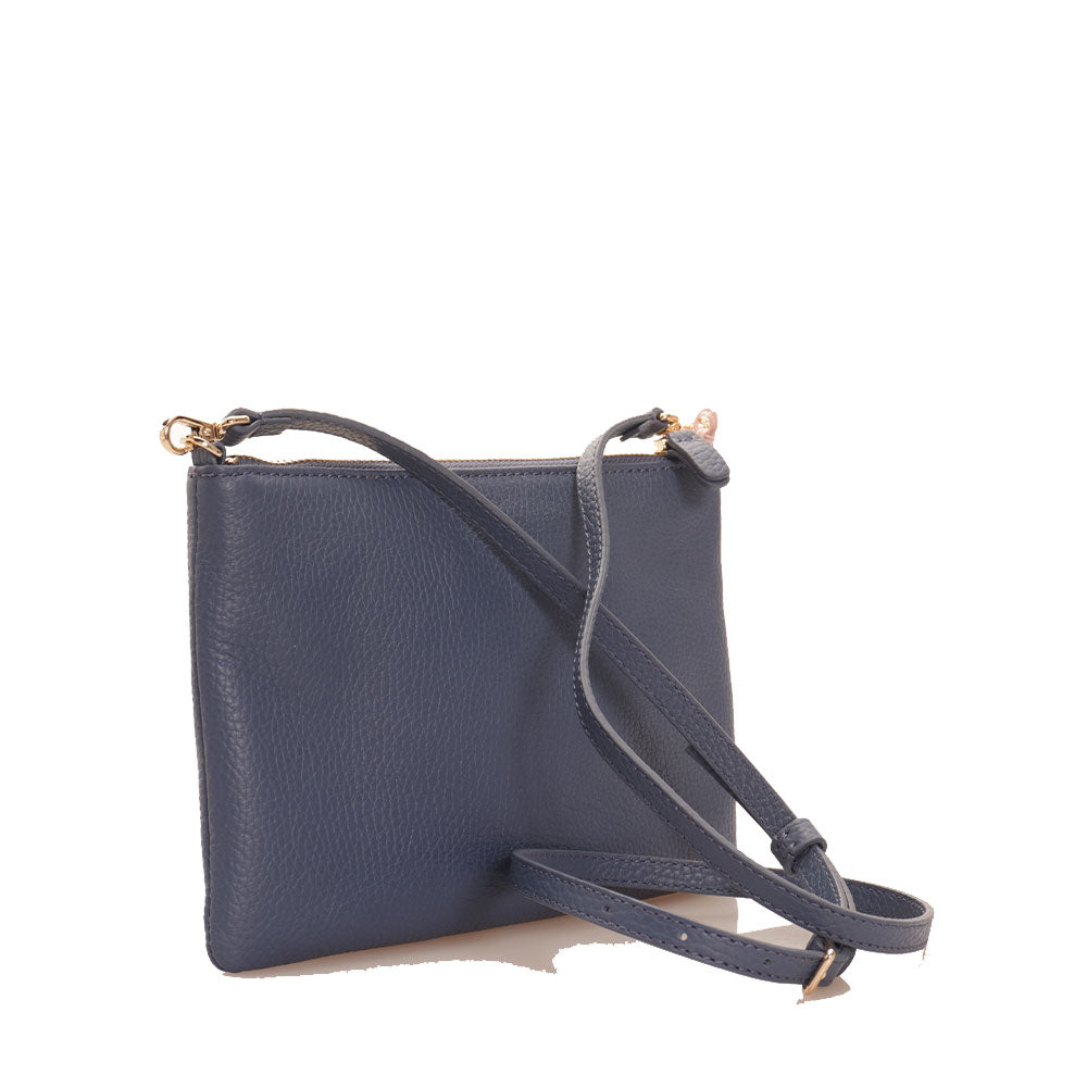 Borsa Donna a Tracolla COCCINELLE in Pelle Mirtillo Linea Best Small
