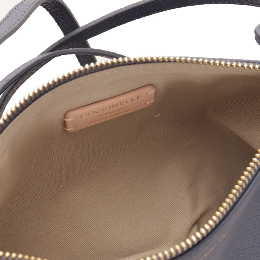 Borsa Donna a Tracolla COCCINELLE in Pelle Mirtillo Linea Best Small