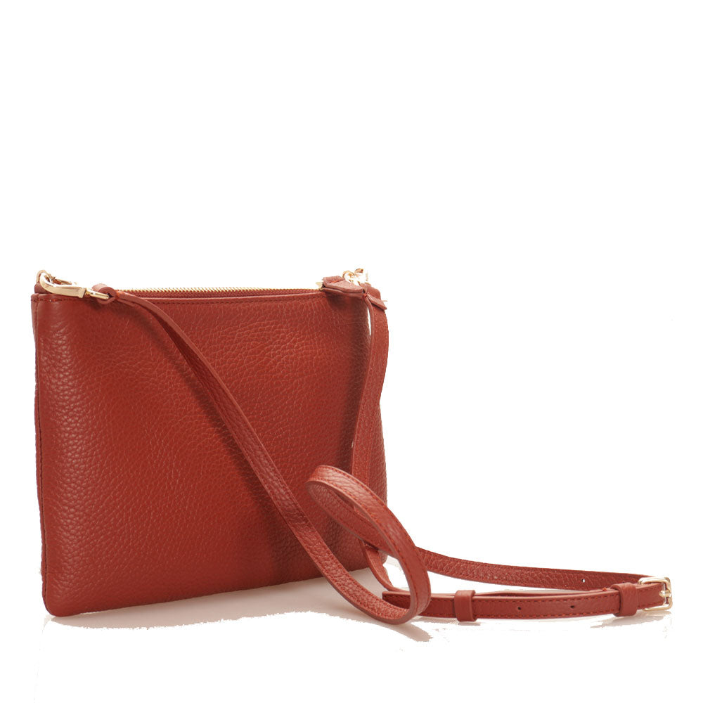 Borsa Donna a Tracolla COCCINELLE in Pelle Acero Linea Best Small