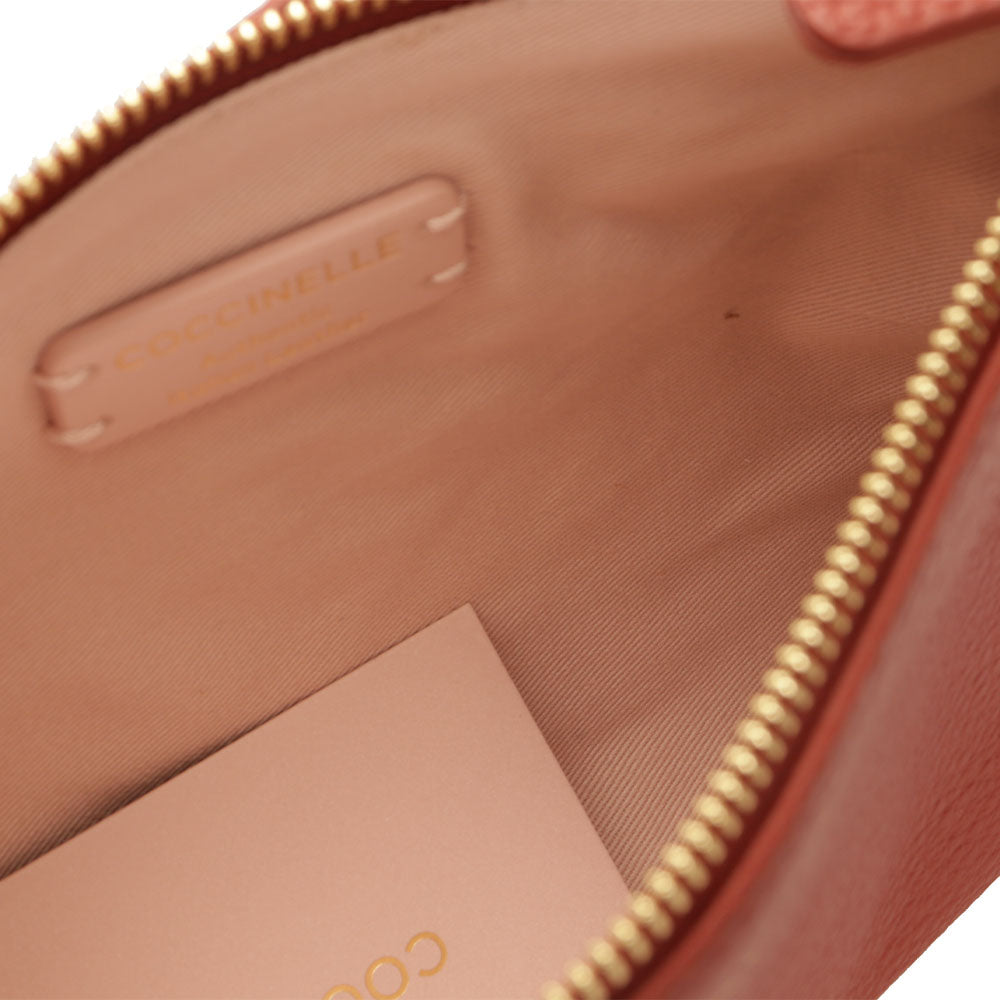 Borsa Donna a Tracolla COCCINELLE in Pelle Acero Linea Best Small