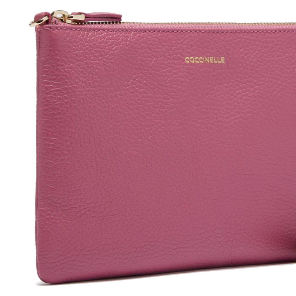 Borsa Donna a Tracolla COCCINELLE in Pelle Pulp Pink Linea Best Small