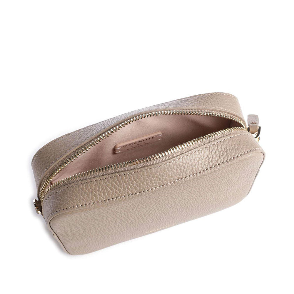 COCCINELLE Damen Umhängetasche Tebe Line Farbe Warm Taupe - E5MN555I101