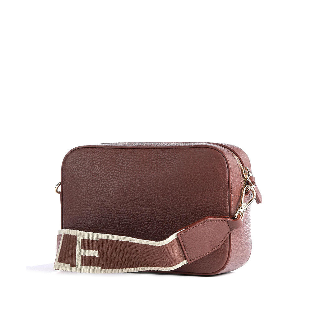 Borsa Donna a Tracolla COCCINELLE Linea Tebe Colore Carruba