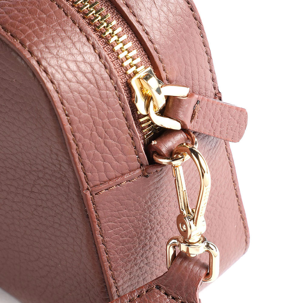Borsa Donna a Tracolla COCCINELLE Linea Tebe Colore Carruba