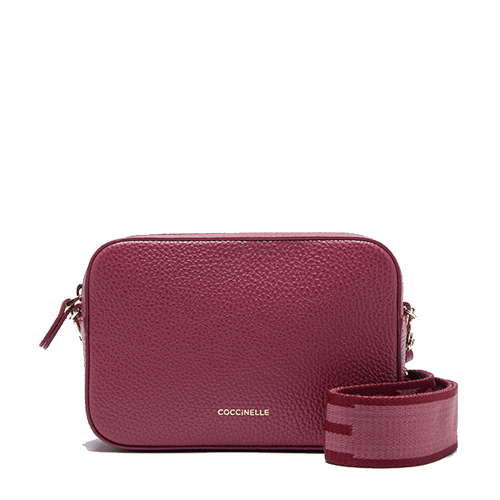 Borsa Donna a Tracolla COCCINELLE Linea Tebe Colore Garnet Red