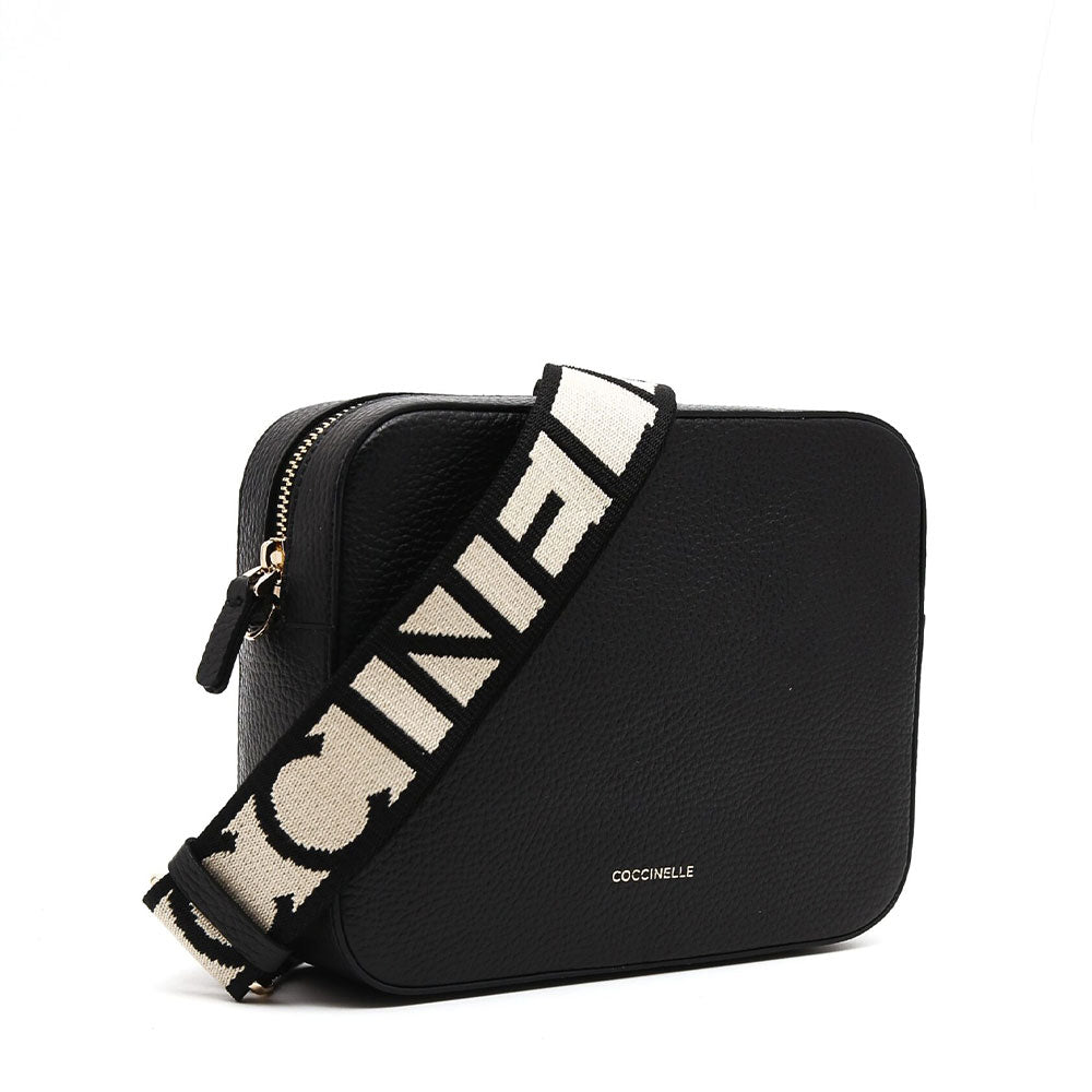 Borsa Donna a Tracolla COCCINELLE Linea Tebe Colore Nero - E5MN555M301