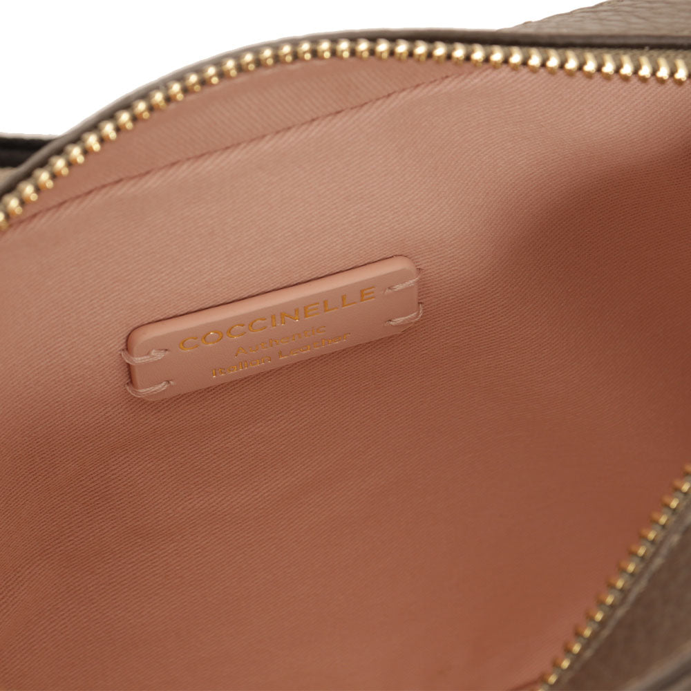 Borsa Donna a Tracolla COCCINELLE Linea Tebe Colore Bark - E5MN555M301