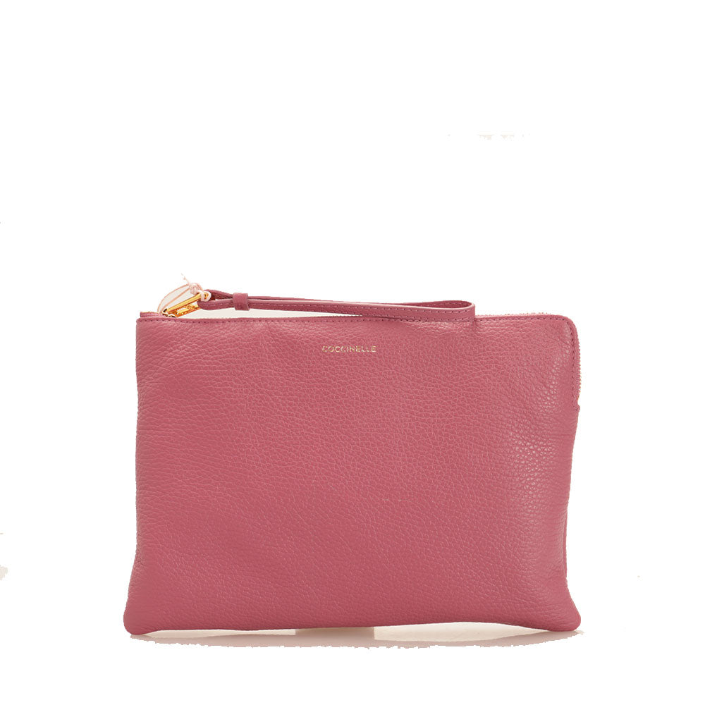 Pochette Donna COCCINELLE in Pelle Pulp Pink Linea Alias a sconto