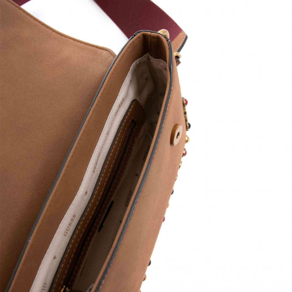Borsa Donna a Tracolla GUESS Linea Radar colore Cognac