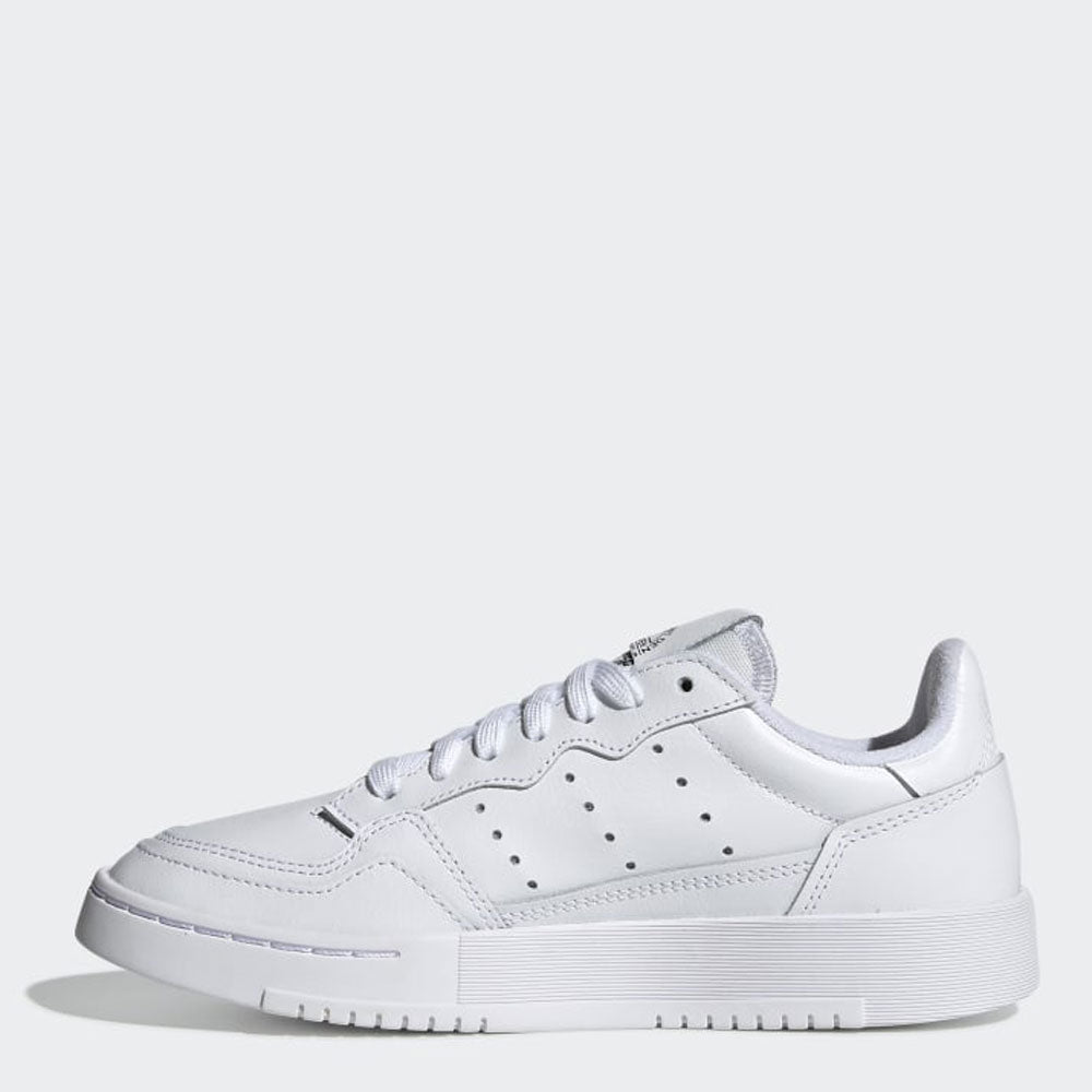 Scarpe Donna ADIDAS Sneakers linea Supercourt in Pelle Bianco