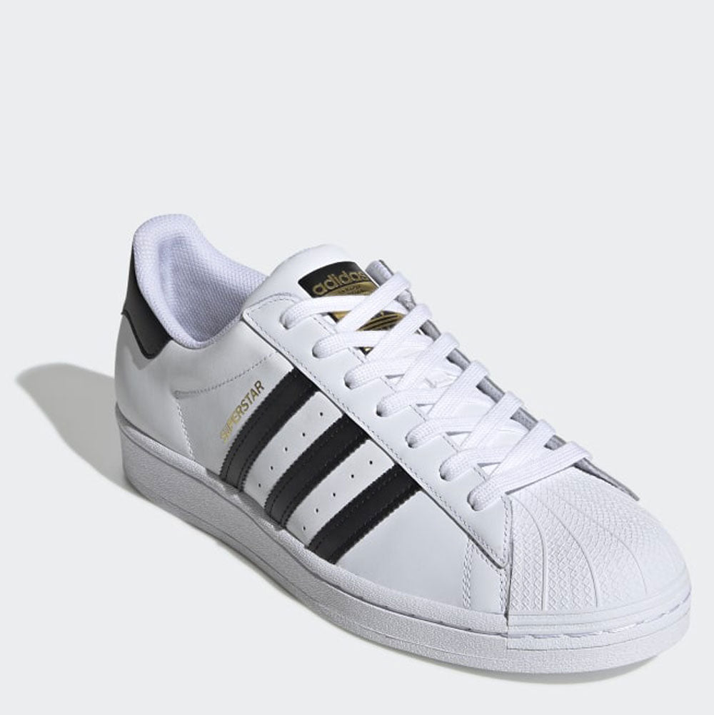 Scarpe ADIDAS Sneakers linea Superstar in Pelle colore Bianco e Nero