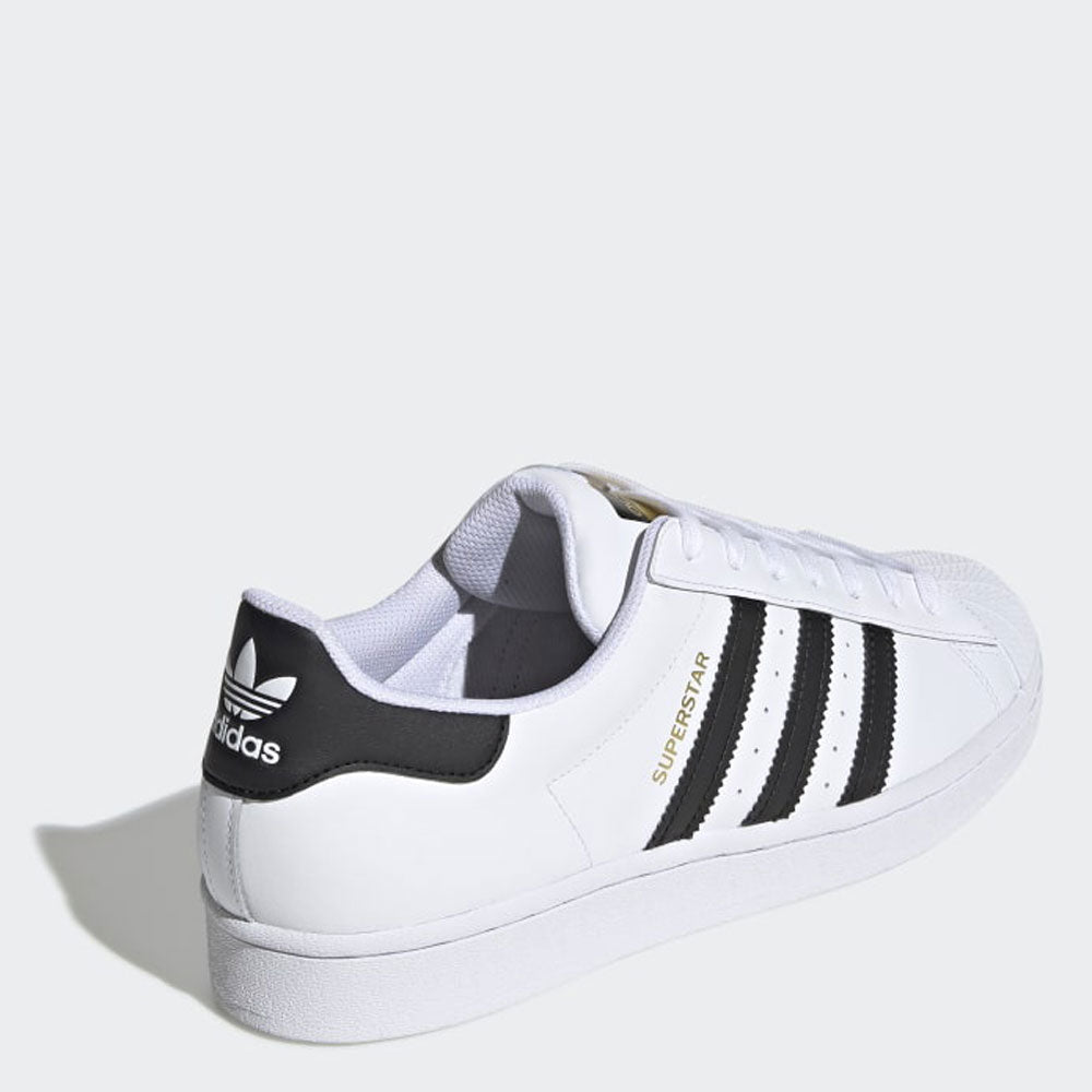 Scarpe ADIDAS Sneakers linea Superstar in Pelle colore Bianco e Nero