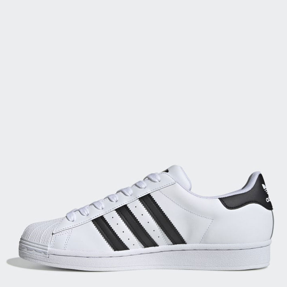 Scarpe ADIDAS Sneakers linea Superstar in Pelle colore Bianco e Nero
