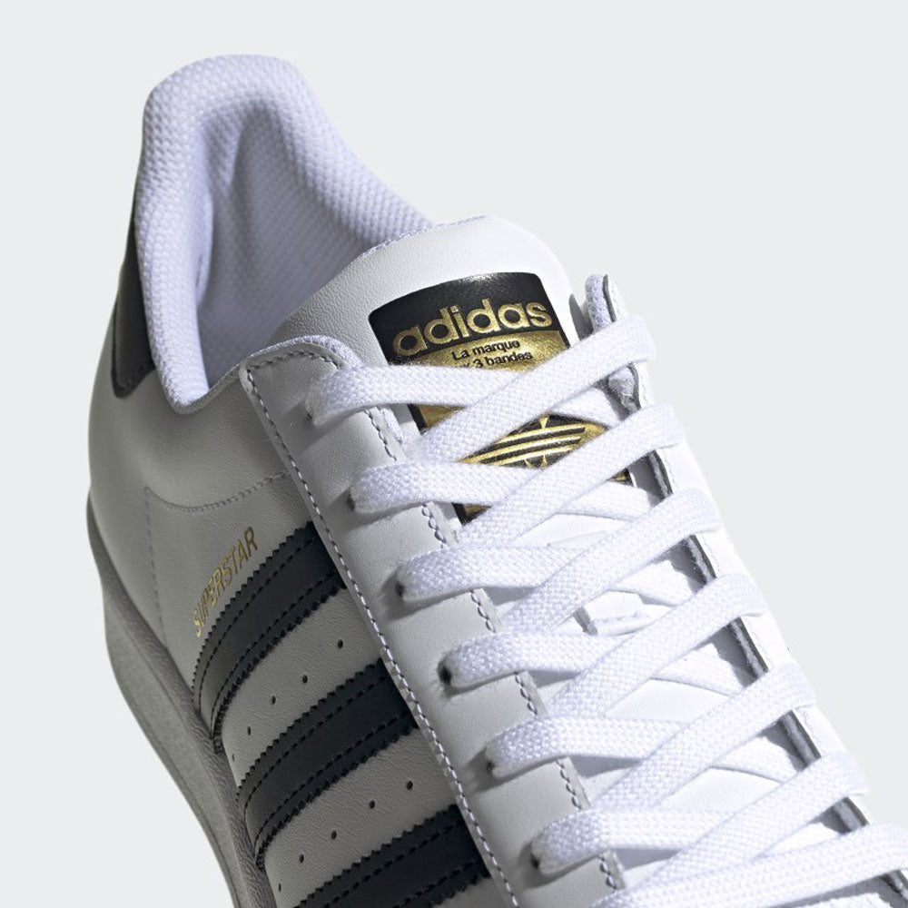 Scarpe ADIDAS Sneakers linea Superstar in Pelle colore Bianco e Nero
