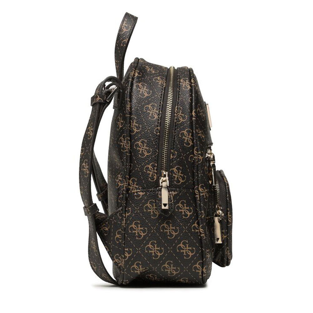 Zaino Donna GUESS Linea Eco Elements Colore Brown Logo Misura Piccola