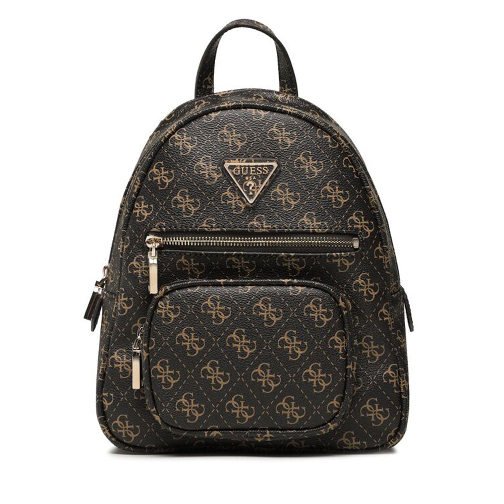 Zaino Donna GUESS Linea Eco Elements Colore Brown Logo Misura