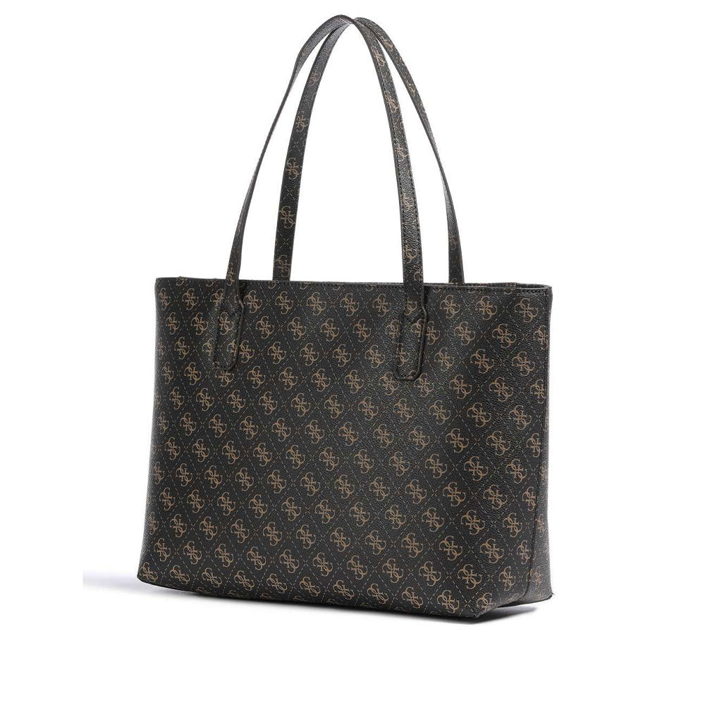 Borsa Donna Shopper a Spalla GUESS Linea Eco Elements colore Brown Logo