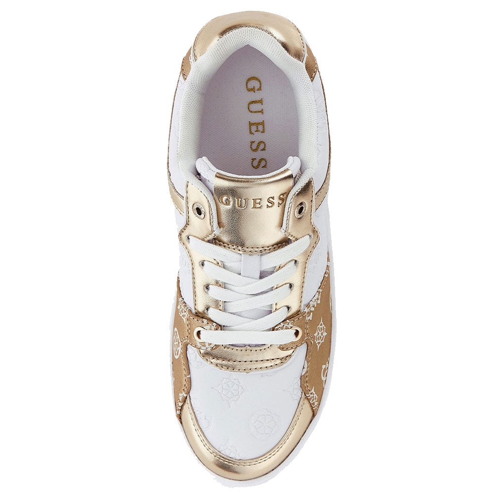 Sneakers Donna GUESS Colore White - Gold Linea Fiena