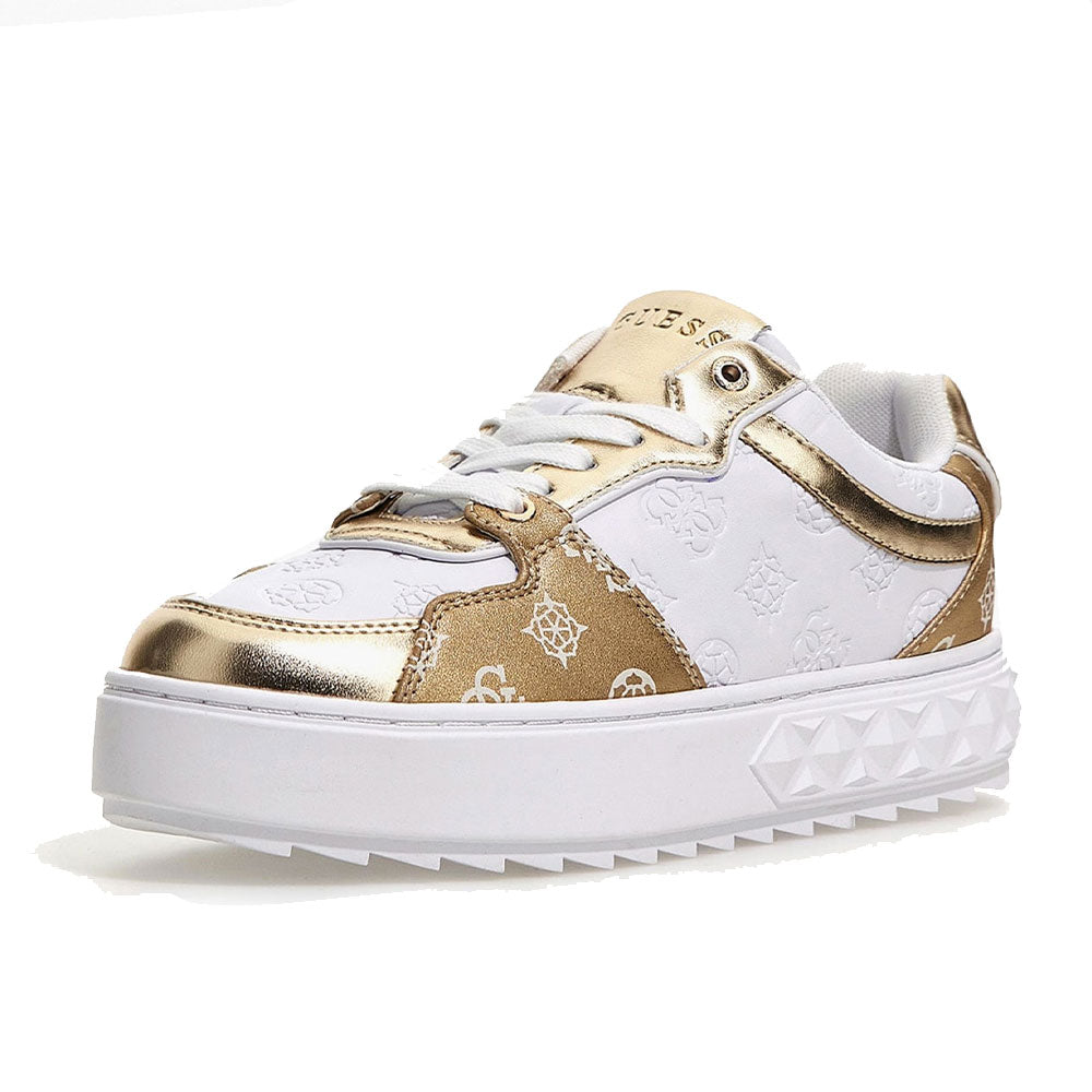 Sneakers Donna GUESS Colore White - Gold Linea Fiena
