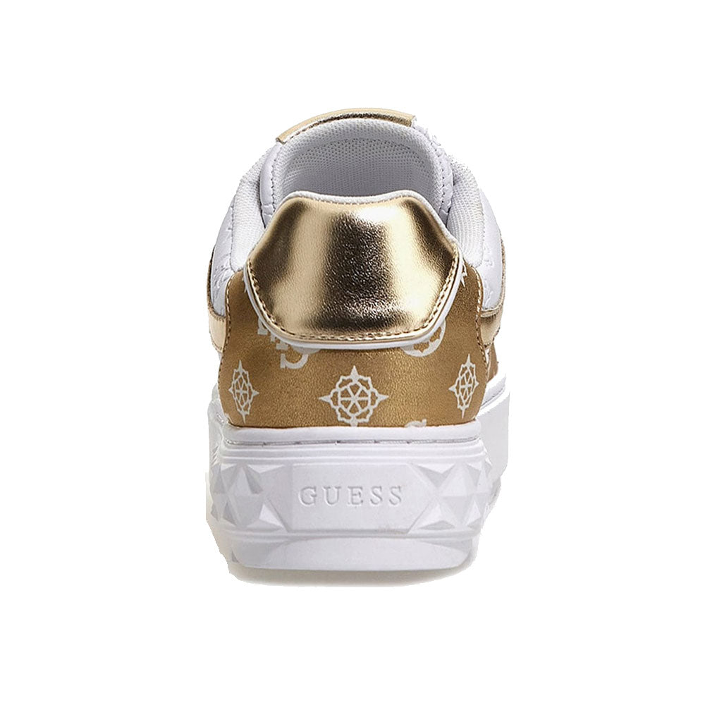 Sneakers Donna GUESS Colore White - Gold Linea Fiena