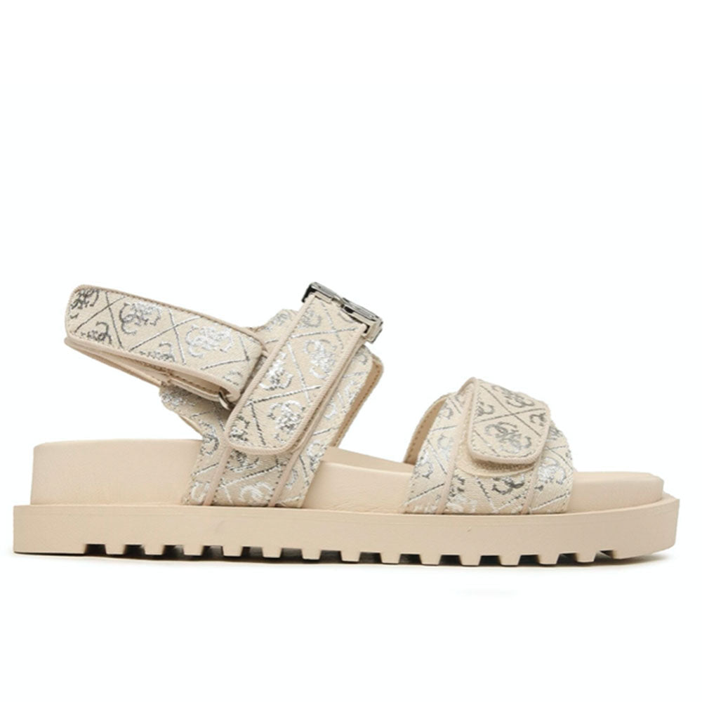 Sandali Donna GUESS Linea Fabelis Colore Beige - Silver