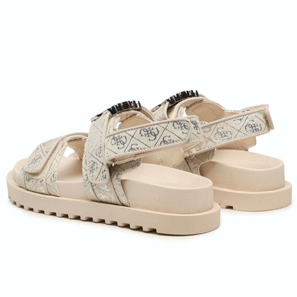 Sandali Donna GUESS Linea Fabelis Colore Beige - Silver