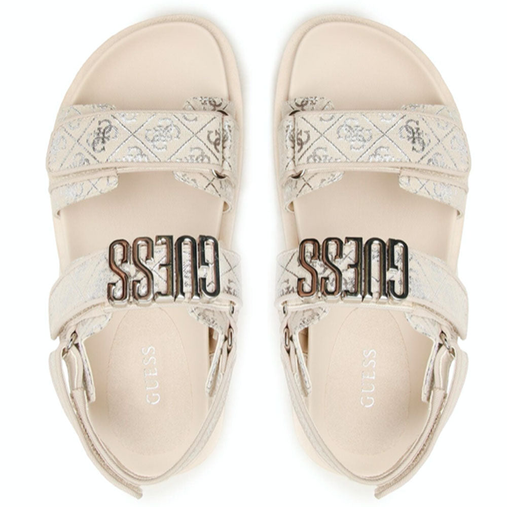 Sandali Donna GUESS Linea Fabelis Colore Beige - Silver