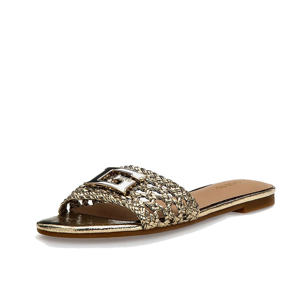 Scarpe Donna GUESS Ciabatte Linea Tassi Colore Gold