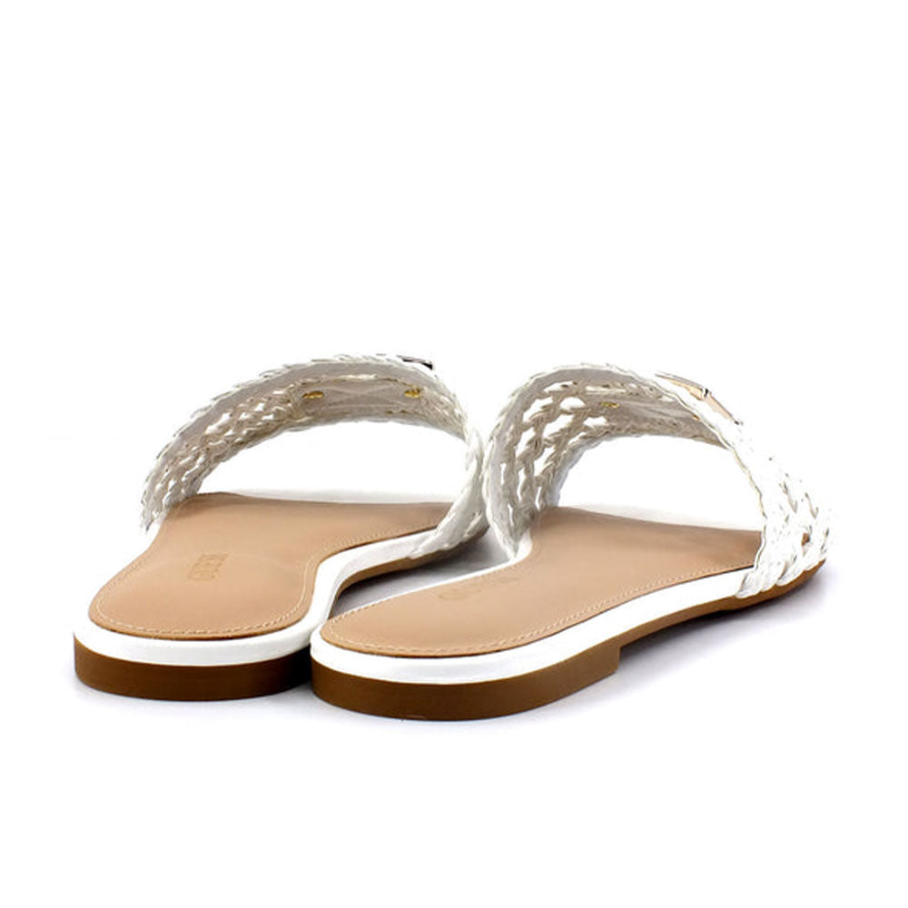 Scarpe Donna GUESS Ciabatte Linea Tassi Colore White