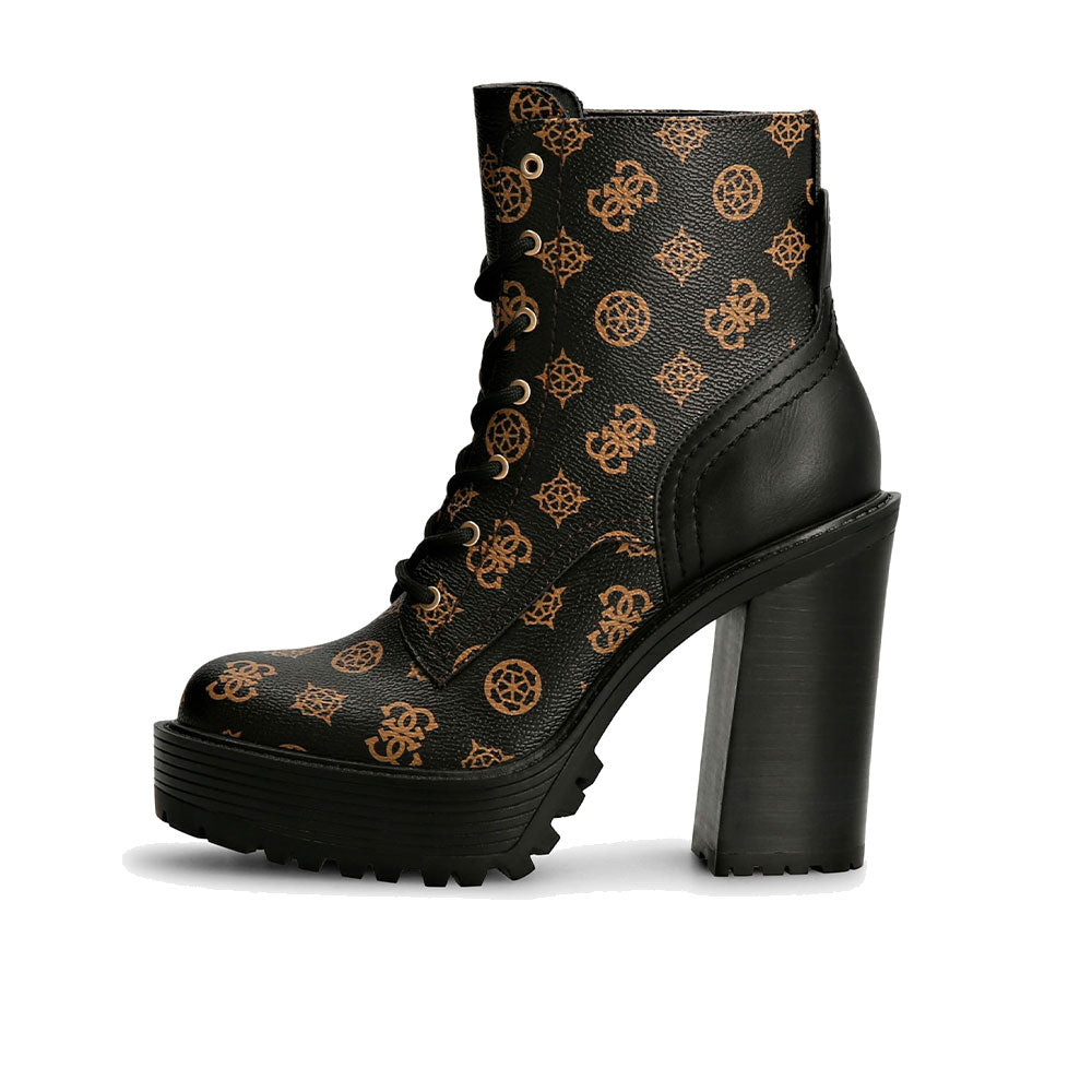 GUESS Damen Stiefeletten Kalissa Linie Farbe Braun Ocker zum - Main Image