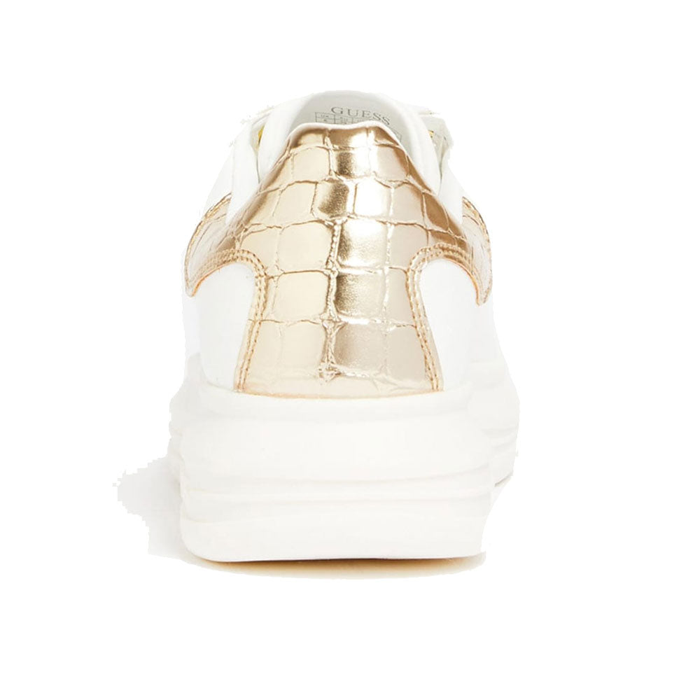 Sneakers Donna GUESS Colore White - Gold Linea Vibo