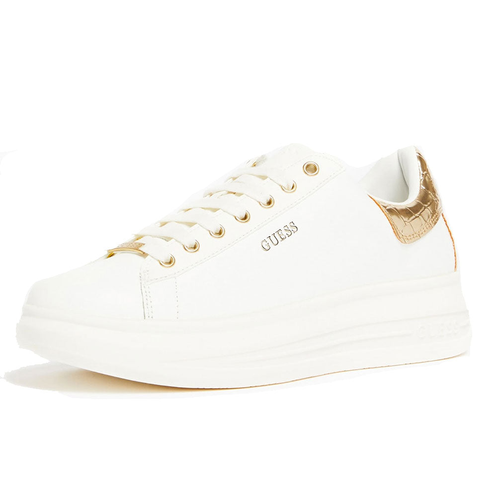 Sneakers Donna GUESS Colore White - Gold Linea Vibo