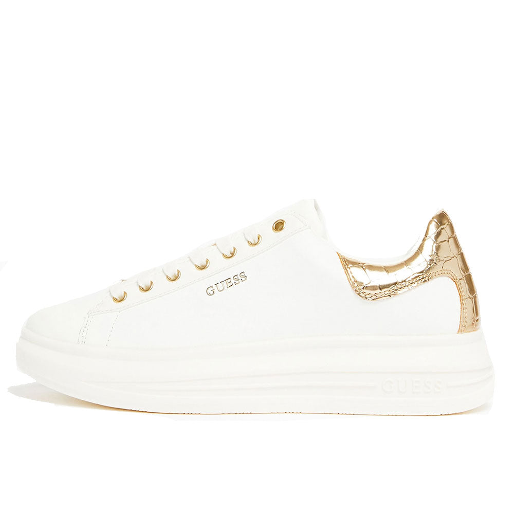 Sneakers Donna GUESS Colore White - Gold Linea Vibo
