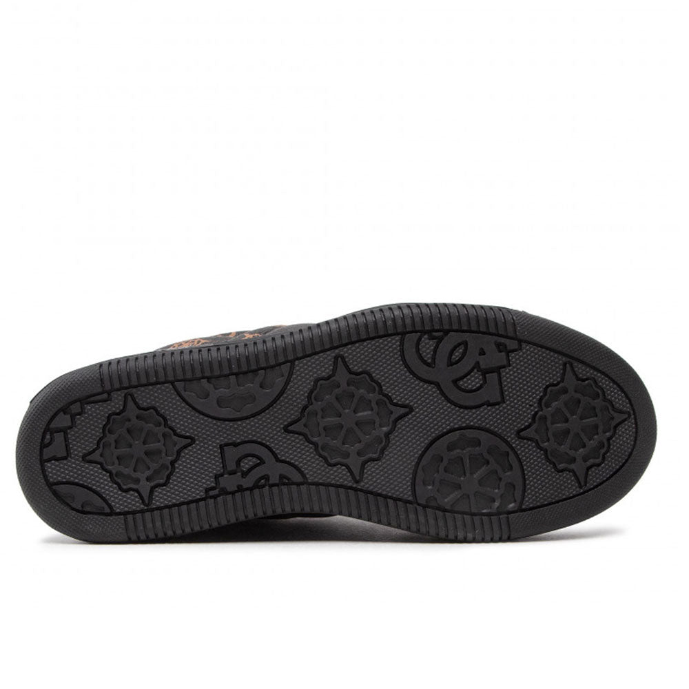 Sneakers Donna Alte con Zeppa Interna GUESS Colore Black Brass Linea Lisa