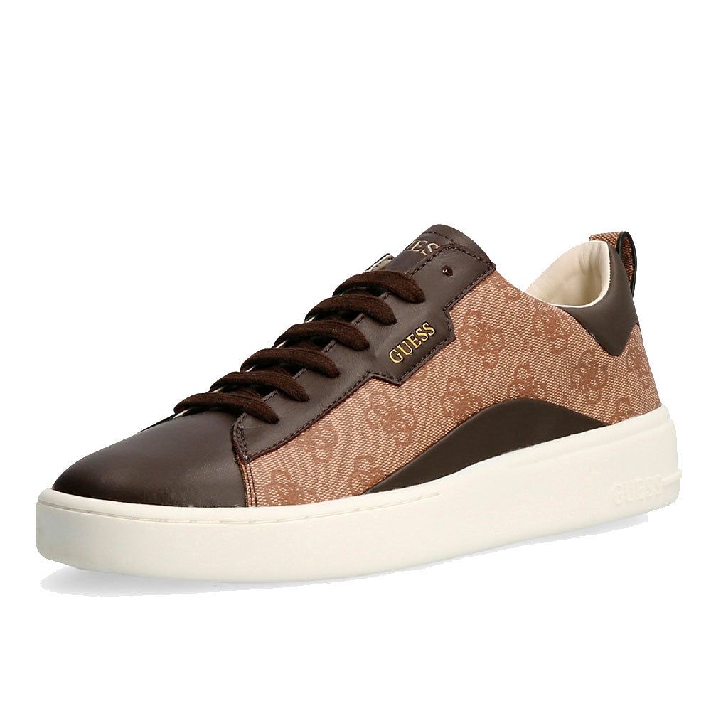 Scarpe Uomo GUESS Sneakers Linea Verona Colore Beige - Brown