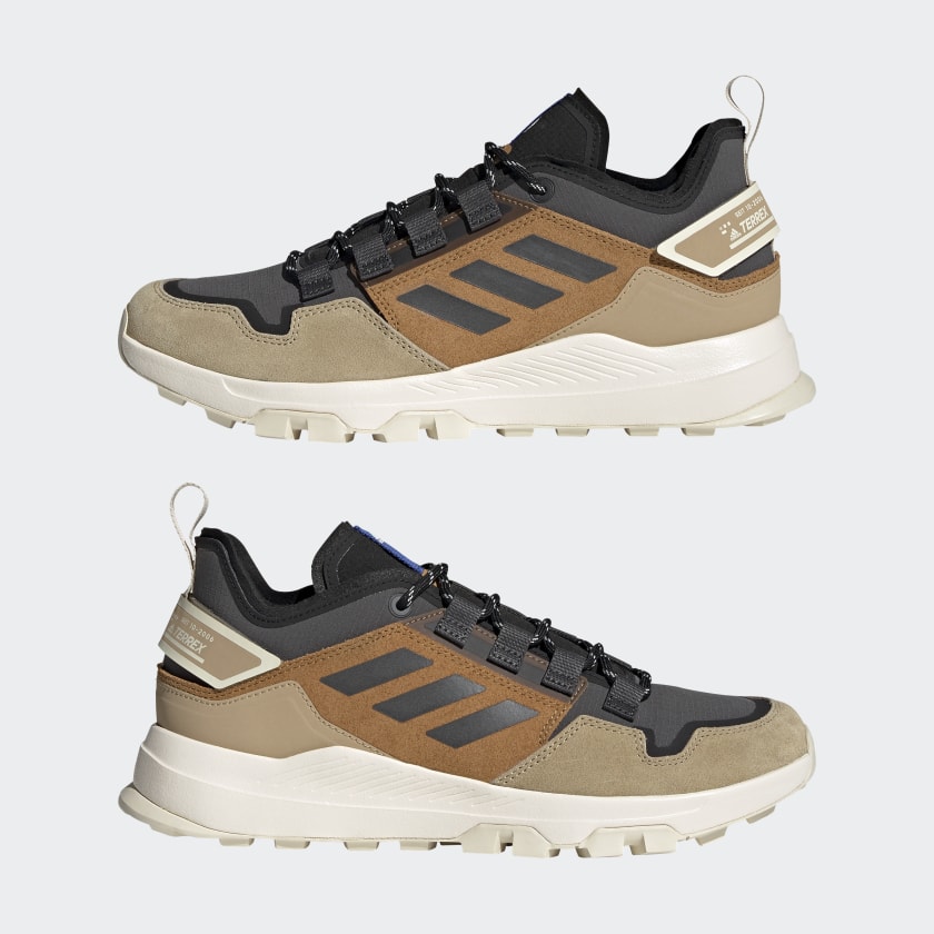 Scarpe Uomo ADIDAS Sneakers Hiking linea Terrex Hikster Low colore Nero Grigio e Beige
