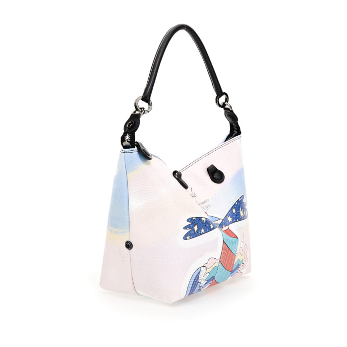 Borsa Donna a Mano con Tracolla GABS G3 PLUS Trasformabile in Pelle stampa Segui la Tua Luce Medium