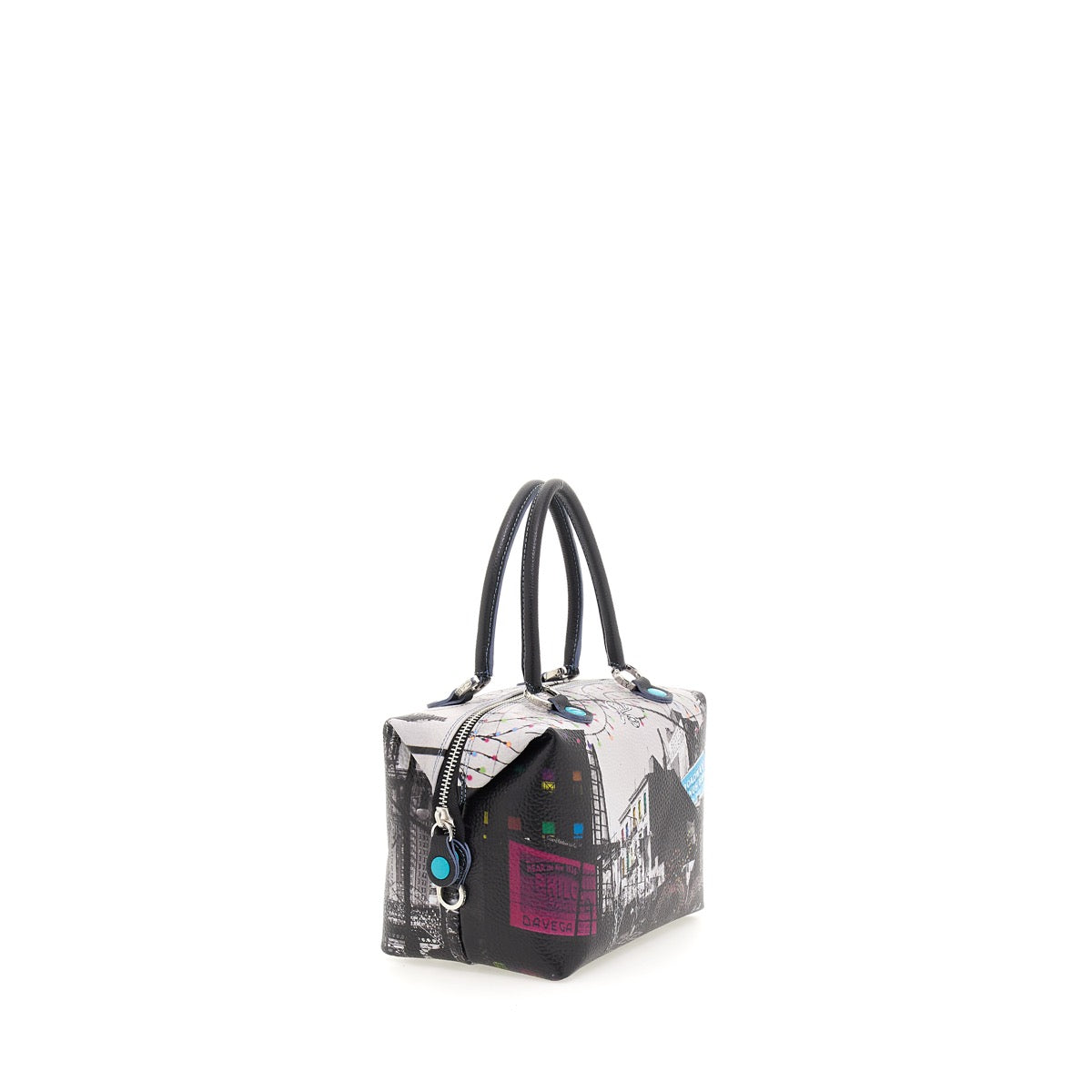Borsa Donna a Mano con Tracolla GABS G3 PLUS Trasformabile in Pelle stampa Oak and New Chambers Streets Medium