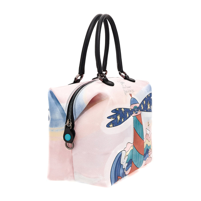 Borsa Donna a Mano con Tracolla GABS G3 PLUS Trasformabile in Pelle stampa Segui la Tua Luce Large