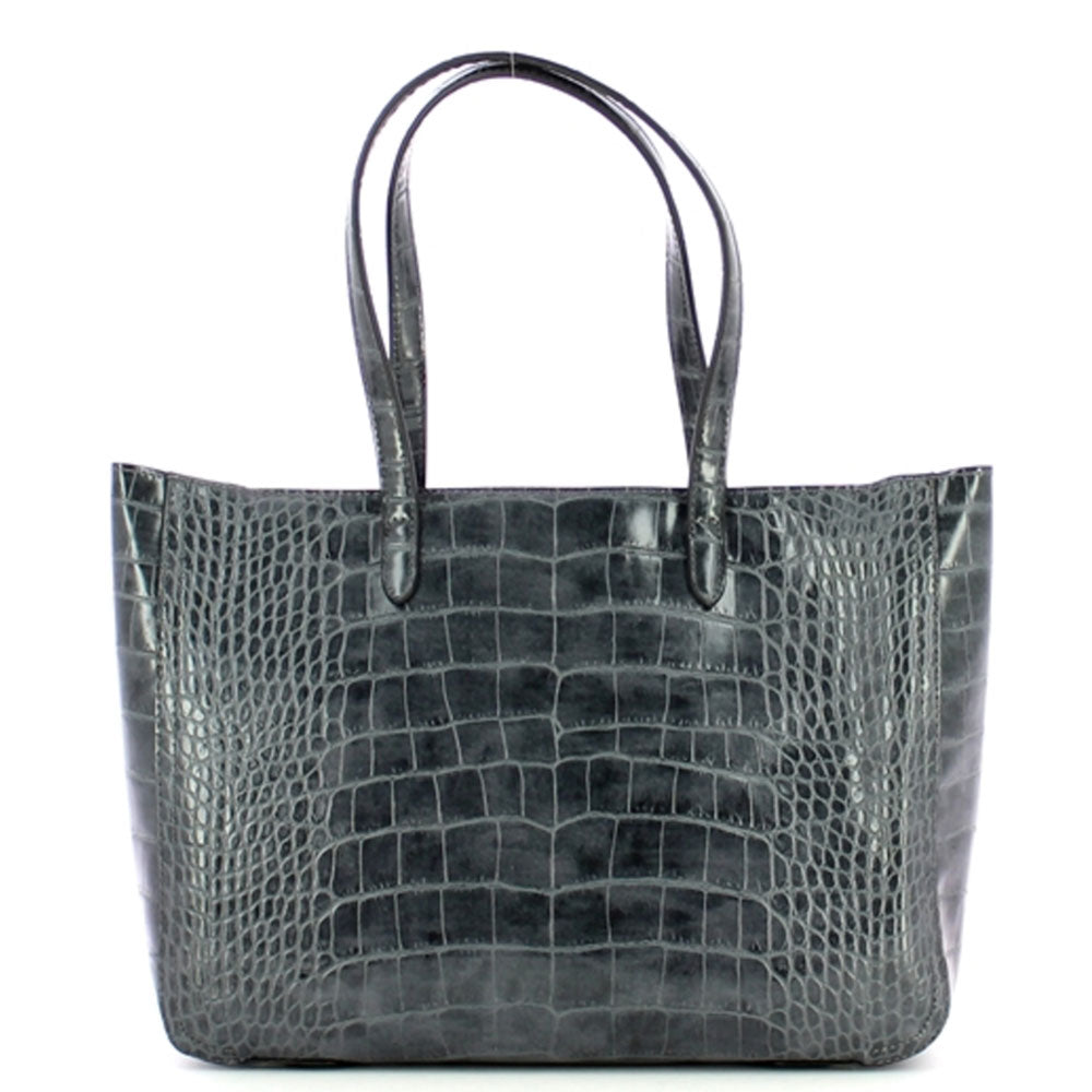Borsa Shopper ERMANNO SCERVINO Linea Giovanna Winter Stampa Cocco colore Grigio