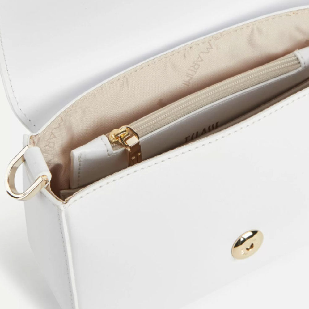 Borsa Donna a Tracolla 1A Classe Alviero Martini linea Geo Summer Colors in Pelle Bianca GT15