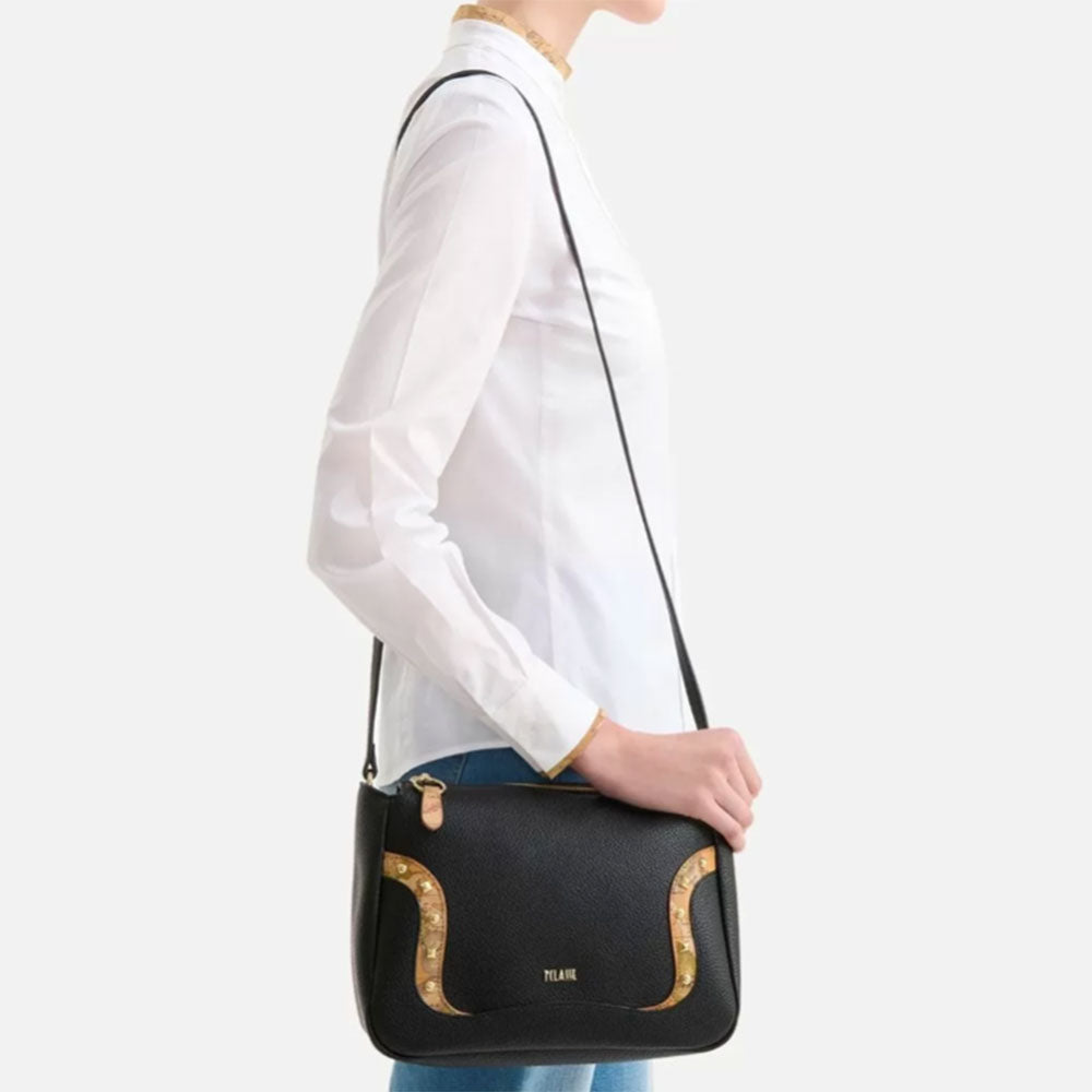 Borsa Donna a Tracolla 1A Classe Alviero Martini linea Fancy colore Nero GU50