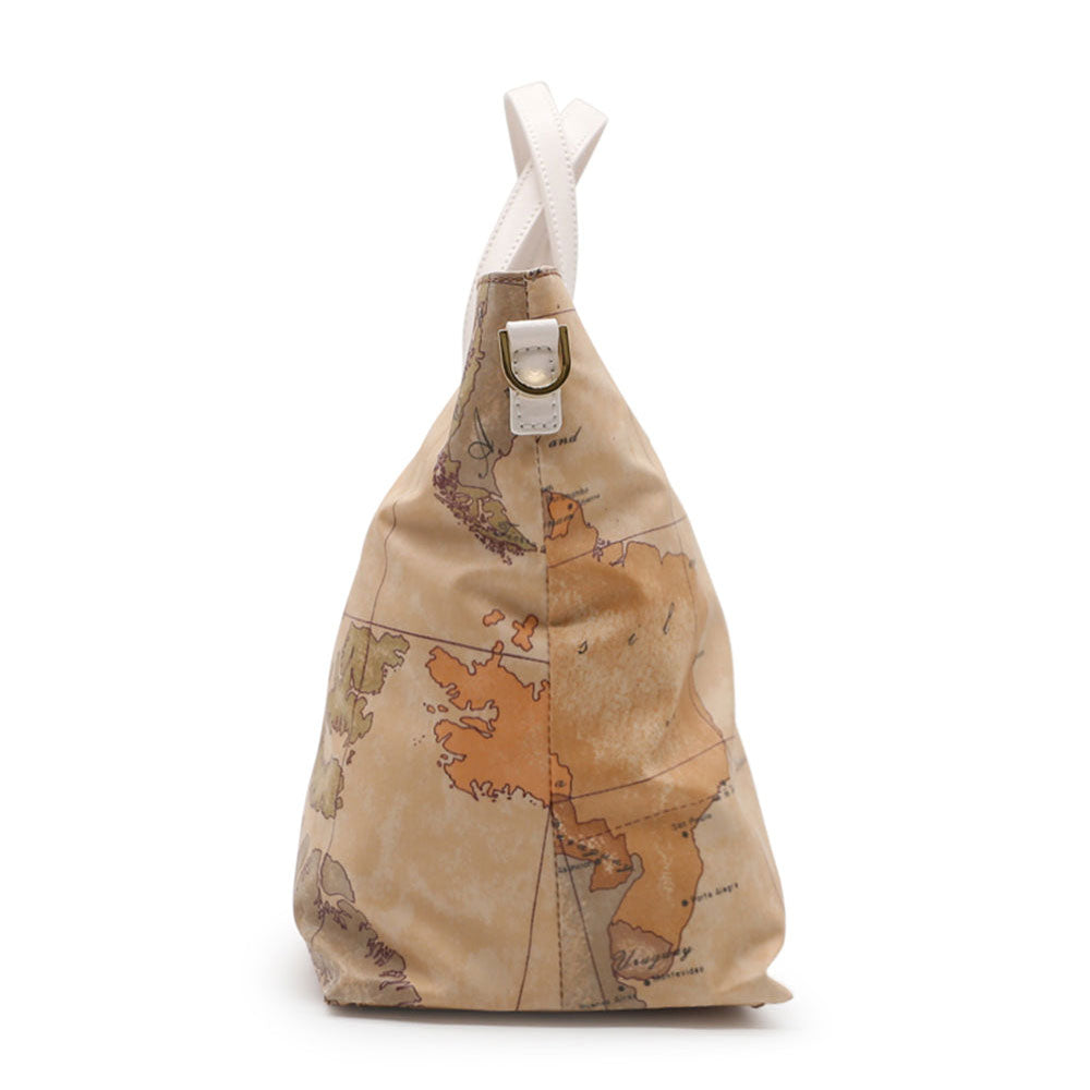Borsa Donna a Mano 1A Classe Alviero Martini linea Selene Soft Geo Classic e Bianco GU66